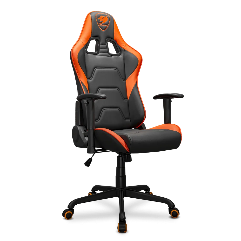 Cougar ARMOR ELITE Orange & Black Chaise Gaming | Prix Maroc - vue 2