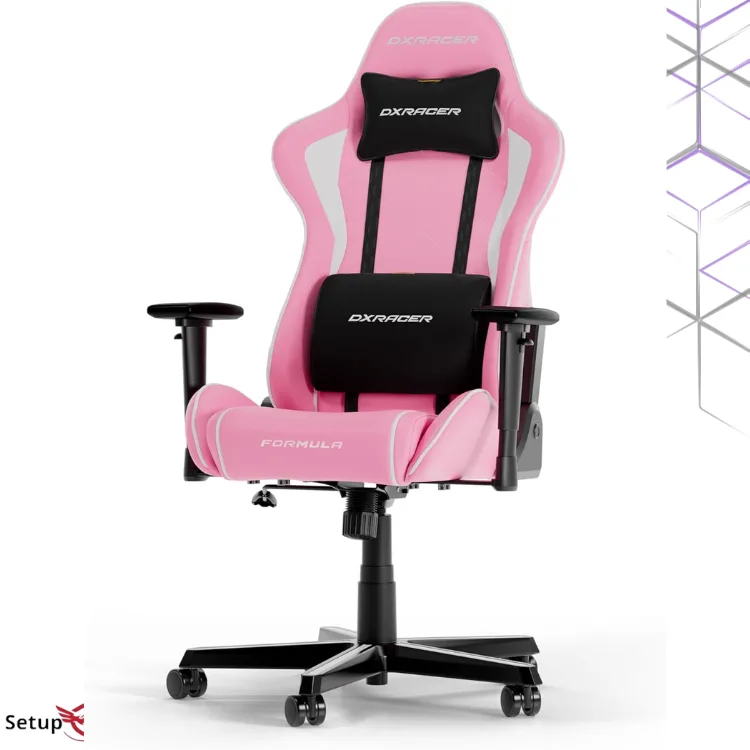 Chaise Gamer DXRacer FORMULA Rose - vue 2