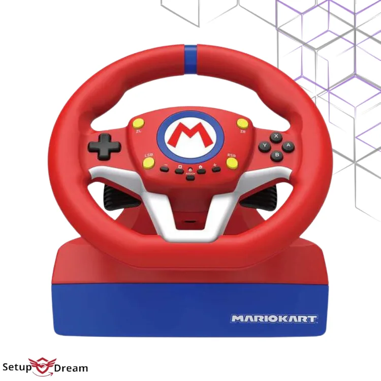 VOLANT DE COURSE HORI NSW MARIO KART PRO MINI (NSW-204A) - vue 2