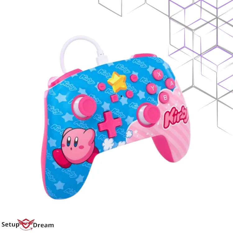 Manette filaire pour Nintendo Switch PowerA Kirby | Maroc - vue 2