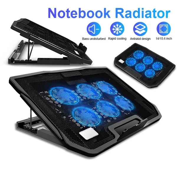 Ventilateur PC Gamer X6B Gaming Cooler Pad - vue 2