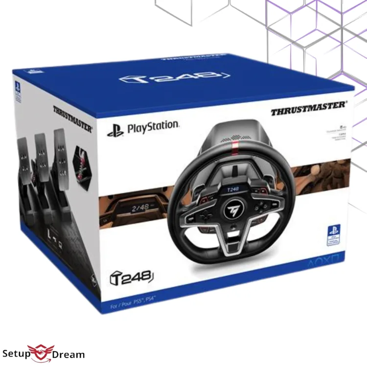 Thrustmaster T248 – Volant de Course PS5 - vue 2