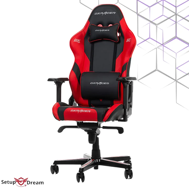 DXRacer Gladiator G001 Rouge Chaise Gaming (DXR-GLADIATOR-RED)(DXR.GLADIATOR.G001) - vue 2
