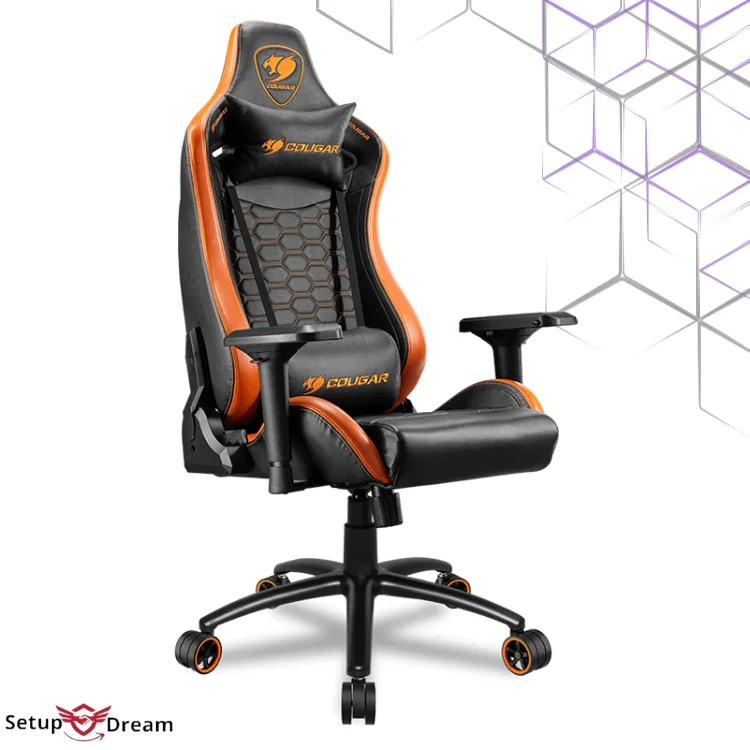 Chaise Gaming Cougar Outrider S – Noire/Orange | Prix Maroc - vue 2