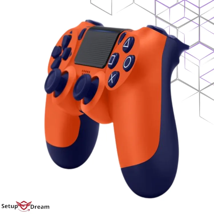 Manette PS4 Sony DualShock 4 Sans fil V2 Sunset Orange - vue 2