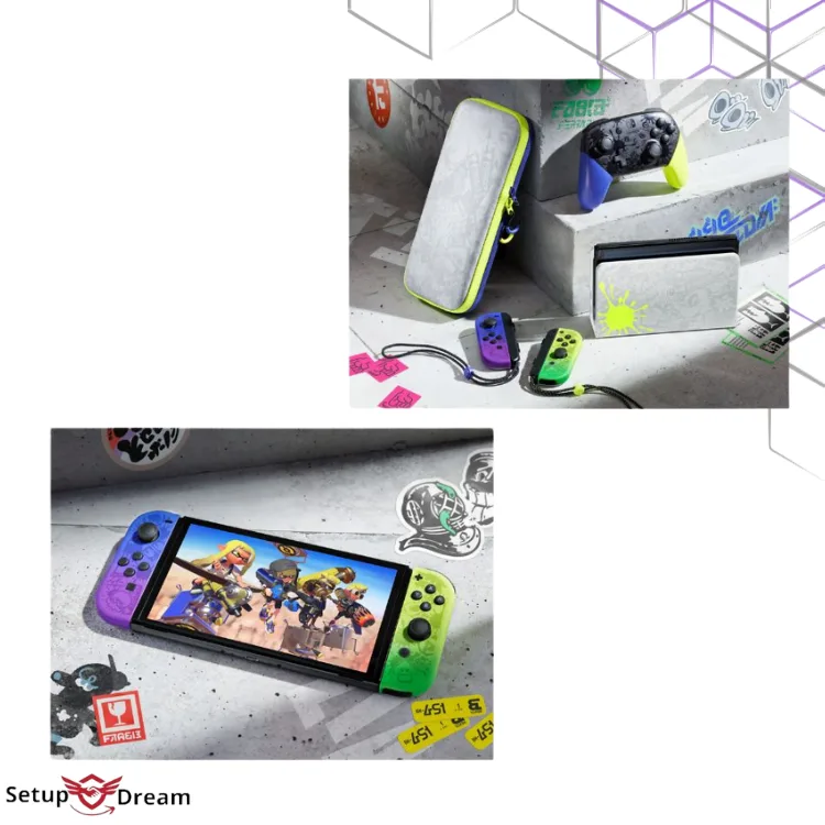 Console Nintendo Switch – Édition OLED Splatoon 3 | Prix au Maroc - vue 2