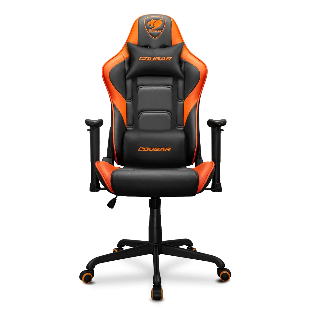 Cougar ARMOR ELITE Orange & Black Chaise Gaming | Prix Maroc