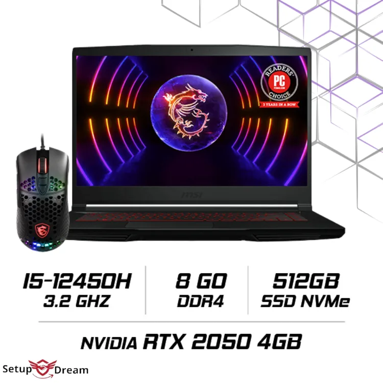 MSI THIN GF63 12UCX-1059MA-RTX2050
