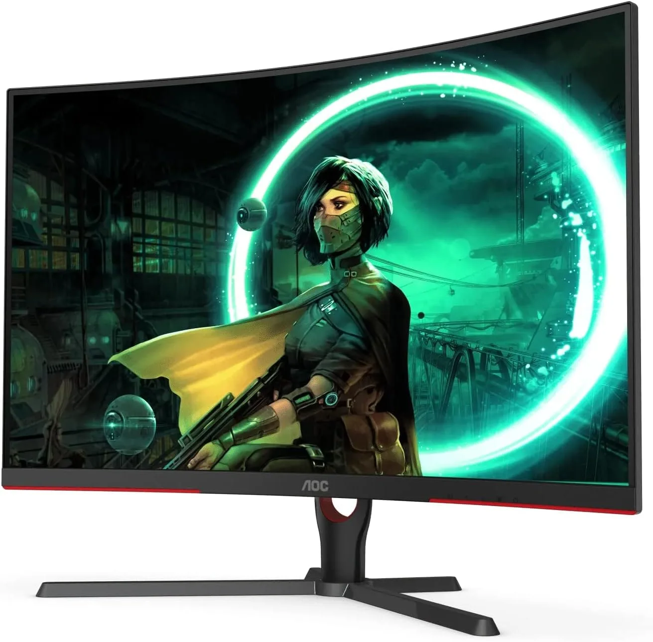 AOC C32G3E 32″ 165Hz | Monitors - vue 2